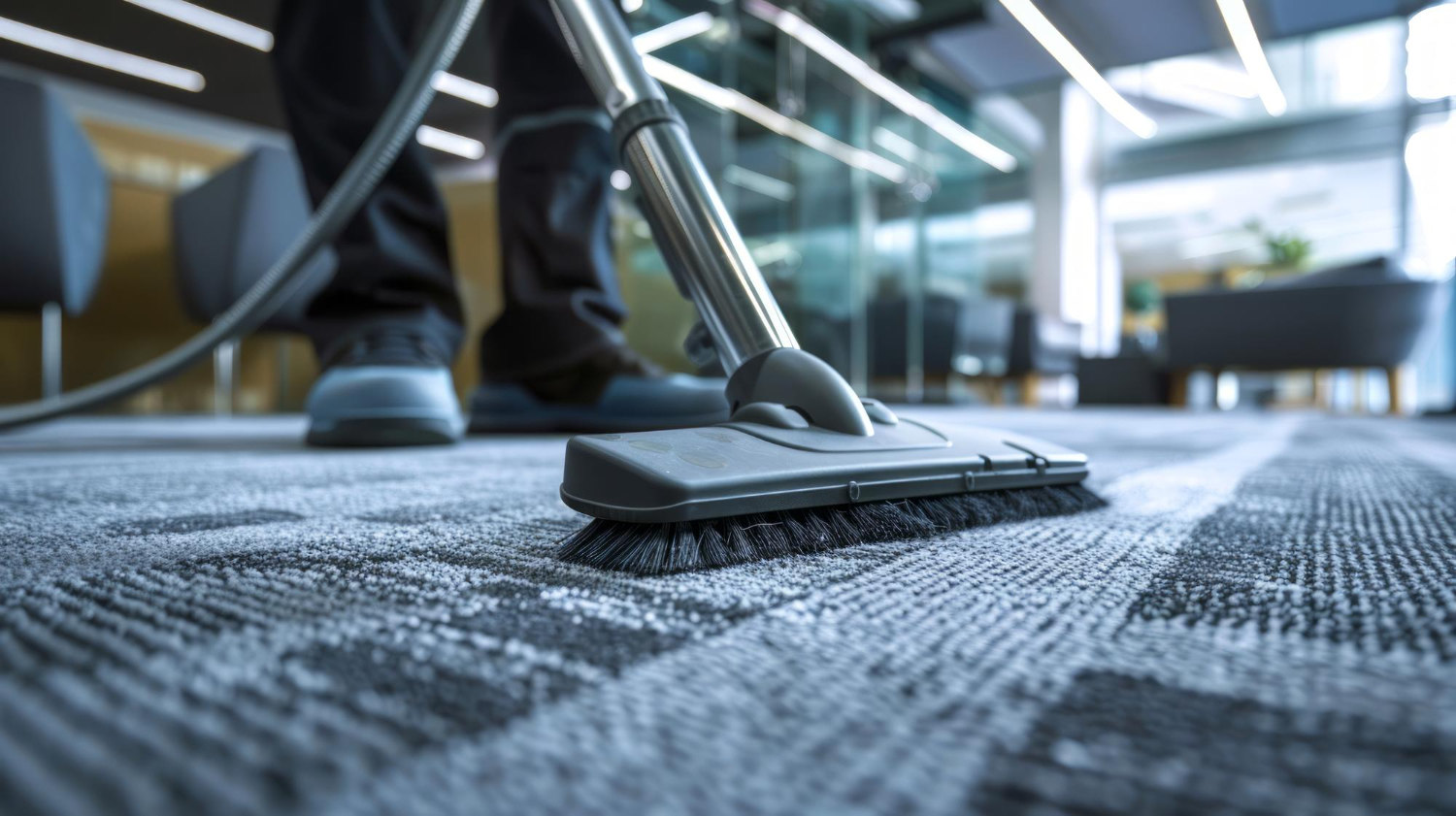 Büroreinigung - Teppiche und Polstermöbel